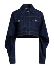 スポーツマックス レディース アウター ジャケット・ブルゾン デニムブルゾン SPORTMAX Blue ブルーのサムネイル