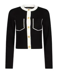 カール ラガーフェルド レディース アウター カーディガン KARLAGERFELD Black ブラックのサムネイル