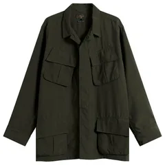ビームス プラス メンズ アウター ジャケット・ブルゾン Beams Plus Ripstop Fatique Jacket Olive オリーブのサムネイル