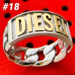 DIESEL チェーンモチーフ リング 指輪21号　値下げ可能です！ DIESEL チェーンモチーフ リング 指輪21号 値下げ可能です！ - メルカリ