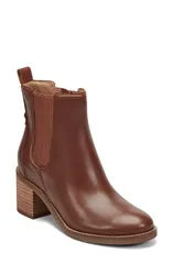 アース レディース シューズ ブーツ・レインブーツ Earth Casside Zip Boot Women MEDIUM BROWN LEATHER ブラウンのサムネイル