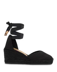 カスタニエール レディース シューズ パンプス アンクル Castaer Womens Carinankle Tie Pumps Negroのサムネイル