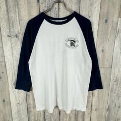 00s 90s 古着 BLUE MAN プリント ラグラン 七分袖 Tシャツ - メルカリ