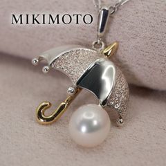 MIKIMOTO サークルロゴ ネックレス シルバー - メルカリ