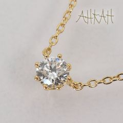 AHKAH アーカー K18 ダイヤモンド ドリームスペルラウンド