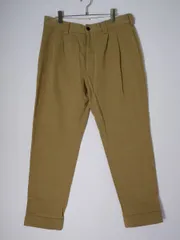 MARGARET HOWELLマーガレットハウエル HEAVY COTTON DRILL TROUSERS ヘビーコットンリネントラウザーズ タックパンツ【XL】【MPTA82886】のサムネイル