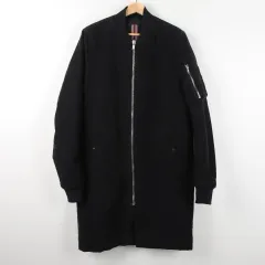 XS / Rick Owens リックオウエンス モールスキン ロング MA-1 パイロットジャンパー ジャケットのサムネイル