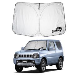 짐니 JB23W JB33W JB43W 전용 설계 썬 쉐이드 프론트 유리용 로고 첨부 썬탠 방지 단열 UV 컷 자외선 컷 더위 대책 컴팩트하게 수납 AR af42921e