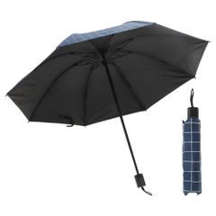 CAPASTEC 접이식 우산 수동 개폐 초발수 방풍 UV 컷 네이비 블루 1개 휴대용 튼튼한 태풍 대응 장마 대책