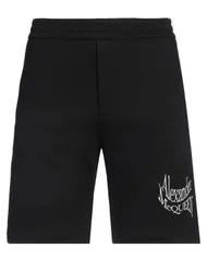 マックイーン メンズ ボトムス ハーフパンツ・ショーツ MCQUEEN ショートパンツ＆バミューダパンツ Black ブラックのサムネイル