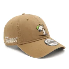 [ニューエラ] ゴルフキャップ 9TWENTY スヌーピーコラボ カーキ M/L GF 920 PEANUTS SWING KHA 261のサムネイル
