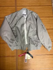 VETEMENTS ヴェトモン X GCDS 新品 MA-1ジャケット ブルゾン ジャケット グレー 韓国国内 100L オーバーサイズのサムネイル