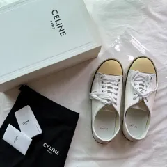 40 Celine セリーヌ ブランク スニーカー 白のサムネイル