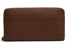 土屋鞄／TSUCHIYA-KABAN 長財布 財布 ウォレット レディース 女性 女性用 レザー 革 本革 ブラウン 茶  FD1813 FONDA フォンダ バンクパース 通帳ケース 小銭入れあり ラウンドジップ ラウンドファスナー ユニセックス 男女兼用のサムネイル