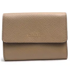 スマイソン／SMYTHSON 財布 ウォレット レディース 女性 女性用 レザー 革 本革 ベージュ  Panama Small Coin Purse パナマ コインケース 小銭入れあり 二つ折り ユニセックス 男女兼用のサムネイル