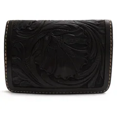 ファニー／FUNNY 財布 ウォレット メンズ 男性 男性用 レザー 革 本革 ブラック 黒  SUNSET BILLFOLD サンセットビルフォード カービング 小銭入れあり 二つ折りのサムネイル