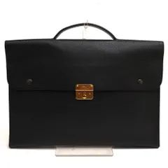 ロンシャン／Longchamp バッグ ブリーフケース ビジネスバッグ 鞄 ビジネス メンズ 男性 男性用レザー 革 本革 ブラック 黒  L2156021047 ル フローネ LE FOULONNE ブリーフケース M フラップ式 シボ革 シュリンクレザーのサムネイル