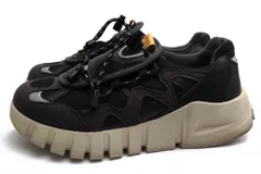 グラム／glamb シューズ スニーカー 靴 ローカット メンズ 男性 男性用 ポリエステル ブラック 黒  GB0321 AC05 Classic runner sneakers アッパー異素材メッシュマイクロファイバー、サドル波状パーツ複雑レイアウト、スピのサムネイル