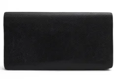 カミーユフォルネ／Camille Fournet 長財布 財布 ウォレット メンズ 男性 男性用 レザー 革 本革 ブラック 黒  Verso Long Wallet ヴェルソ 小銭入れなし 札入れ 二つ折り 定番のサムネイル