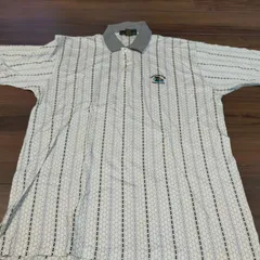 n149 LYLE&SCOTT ライル&スコット ポロシャツ ひし形柄グレー(L)のサムネイル