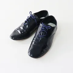 レペット repetto RICHELIEU ZIZI リシュリュー ジジ エナメルレザー レースアップ シューズ 37■ネイビー 約23.5cm【2400015083896】のサムネイル