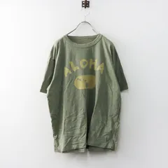 フォーティファイブアール 45R 45rpm ALOHAロゴ Tシャツ 2 グリーン／トップス 半袖 カレッジ風【2400015085814】のサムネイル