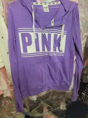 ピンク フード ジップアップ Victoria's Secret XSのサムネイル