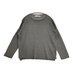 evam eva シルクリネン ボートネック プルオーバー 定価29700円 E241K051 セーター ニット グレー レディース エヴァムエヴァ【中古】6-0713M∞のサムネイル