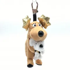 【超美品】MUスポーツ ボールホルダー ライトブラウン 犬 ぬいぐるみ カラビナ付 ボールケース ゴルフ M・U SPORTSのサムネイル