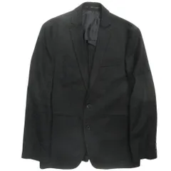 美品 ACNE STUDIOS アクネストゥディオズ 15SS ZOOTY J リネン シングル ブレスト スーツ ジャケット ブレザー 背抜き 44 黒 ブラック メンズ 古着 中古 USEDのサムネイル