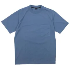 美品 GOLDWIN ゴールドウイン ポケットTシャツ カットソー トップス バックプリント 半袖 クルーネック L ダスティネイビー メンズ 古着 中古 USEDのサムネイル