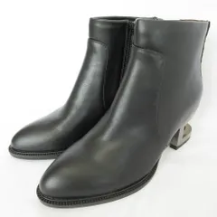 未使用 Jeffrey Campbell ジェフリーキャンベル 蹄ヒールショートブーツ FJF4387 サイズ36 23cm相当 ブラック  レディース 古着 中古 USEDのサムネイル