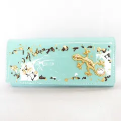 美品 FRUTTI DI BOSCO フルッティ ディ ボスコ アルバチョコレートホリッククリスタルサラマンダー 長財布 チョコレートミント レディース 古着 中古 USEDのサムネイル