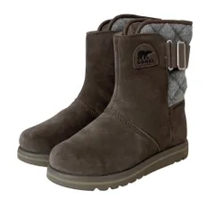 未使用 SOREL ソレル ライリー スウェード キルティング スノーブーツ 25.0cm US8 グレー レディース 古着 中古 USEDのサムネイル