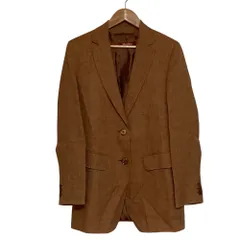 美品 MaxMara マックスマーラステュディオ リネン テーラードジャケット サイズ38 ブラウンオレンジ レディース 古着 中古 USEDのサムネイル