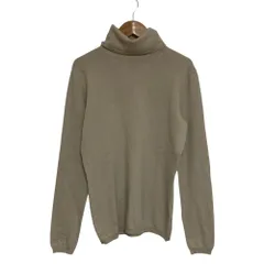 良品 Max Mara Studio マックスマーラステュディオ カシミヤウール タートルネックニットセーター サイズM ベージュ レディース 古着 中古 USEDのサムネイル