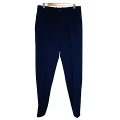 美品 EMPORIO ARMANI エンポリオアルマーニ ストレッチウール スラックスパンツ サイズ48 ネイビー メンズ 古着 中古 USEDのサムネイル