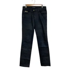 良品 Dolce＆Gabbana ドルチェ＆ガッバーナ ストレッチ ロゴプレート デニムパンツ ジーンズ サイズ36 インディゴ レディース 古着 中古 USEDのサムネイル
