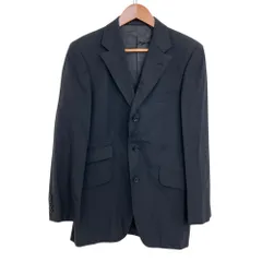美品 BURBERRY BLACK LABEL バーバリーブラックレーベル 3B テーラードジャケット 96 ブラック メンズ 古着 中古 USEDのサムネイル