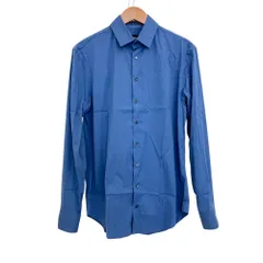 良品 24SS GIORGIO ARMANI ジョルジオアルマーニ ブロード ドレスシャツ 39 ブルー メンズ 古着 中古 USEDのサムネイル