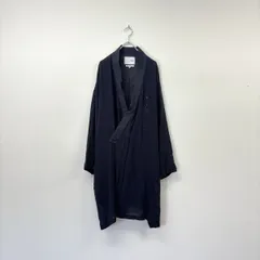 良品 yoshio kubo ヨシオクボ THINK BEFORE WEAR yoshiokubo long jacketo シースルー ロング ジャケット ネイビー 系 size 1 80714 0010のサムネイル