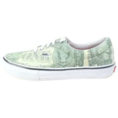 SUPREME (シュプリーム) 23SS ×VANS SKATE ERA DOLLER バンズ スケート エラ ダラー 総柄 ローカットスニーカー グリーン US9/27cm VN0A5FC9GRN VN0A5FC9GRNのサムネイル