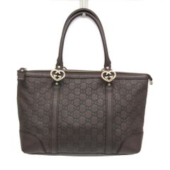 m*✨様 GUCCI GGキャンバス トートバッグ ダークブラウン - メルカリ