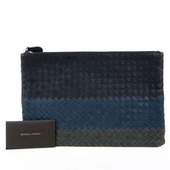 【超美品】BOTTEGAVENETA ボッテガヴェネタ イントレチャート クラッチバッグ ブランド鞄【LE39】