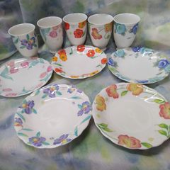 新品未使用】Villeroy&Boch マリフルールグリ 食器 【6点セット