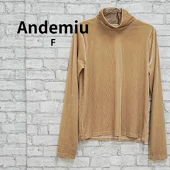 Andemiu ベロアタートルネック長袖カットソー 古着のサムネイル