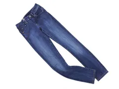 新品 G-STAR RAW ジースターロゥ Midge Zip Mid スキニー デニムパンツ size23/紺 ■■ レディースのサムネイル