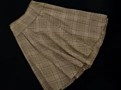 EVEX by KRIZIA エヴェックスバイクリツィア ウール混 チェック フレア スカート size40/グレージュ ◇■ レディースのサムネイル