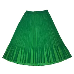 ♪♪ISSEY MIYAKE イッセイミヤケ PLEATS PLEASE スカート SIZE 3 PP23-JG643 グリーンのサムネイル