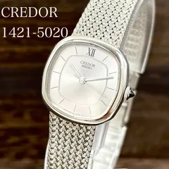 【稼働/未使用級】SEIKO/セイコー CREDOR/クレドール 腕時計/ドレスウォッチ クォーツ サンレイ メッシュブレス 1983年7月製造 japan vintageのサムネイル